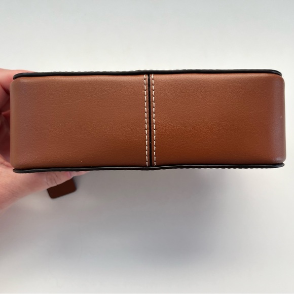 Coach Mini Serena Crossbody In Signature Canvas With Snowflake Print - Picture 4 of 11